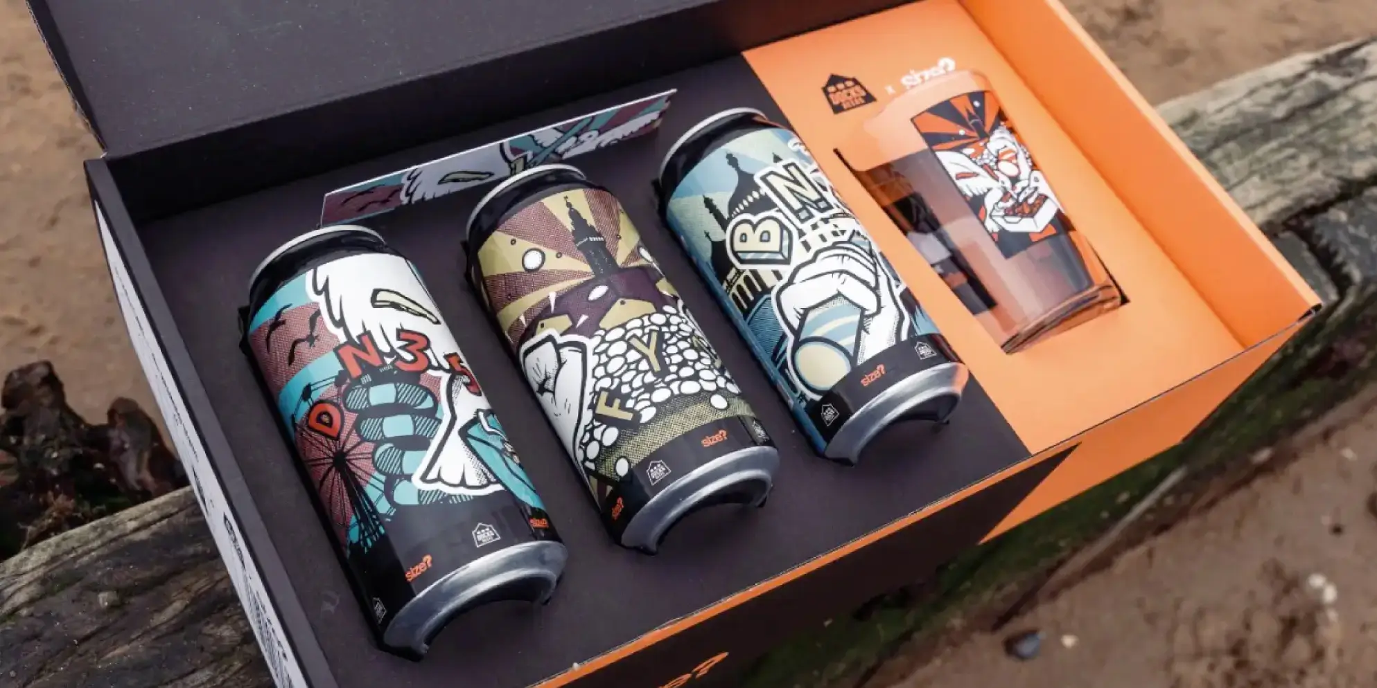Docks Beers x size? Seaside Gift Box