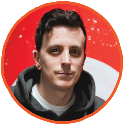 Kirk Arnold Creative Director at Sourcefour Bio Photo with Border